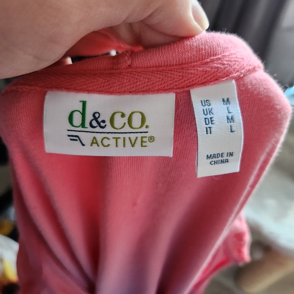 NWOT D&Co Active Knit Terry Sweatshirt and Pants Set - Picture 7 of 8
